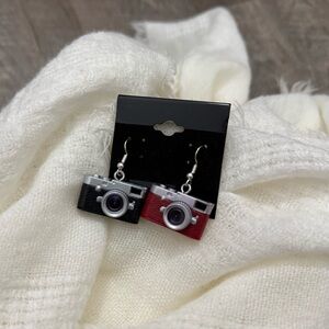 Quirky Photography Camera Artist Earrings Handmade
